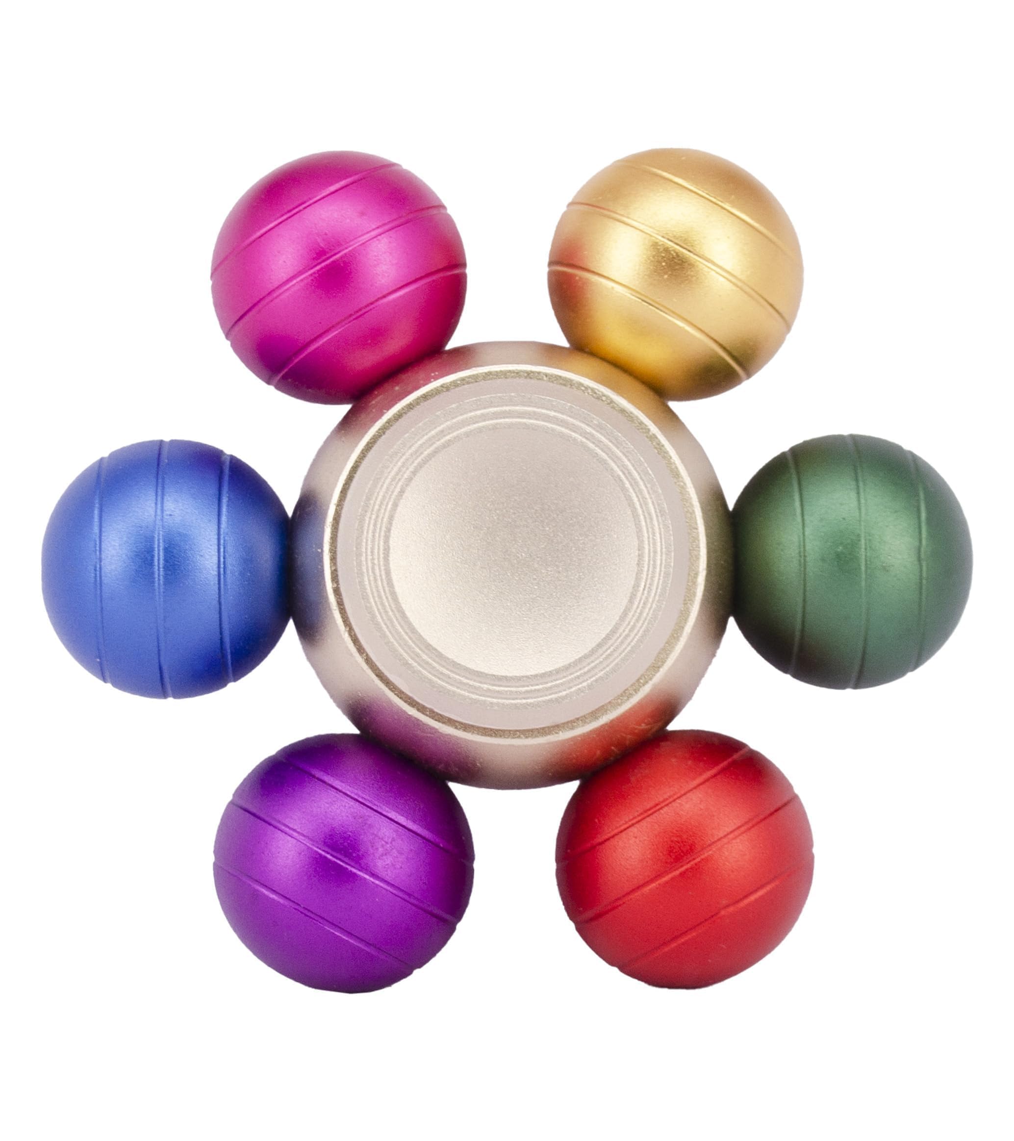 Premsons® Hand Spinner Desk Toy - High Speed Smooth Finger Spin Sensory Fidget Stress Relief Game Play for Kids & Adults - Birthday Party Gift - Metal - Multicolour Dragon Balls