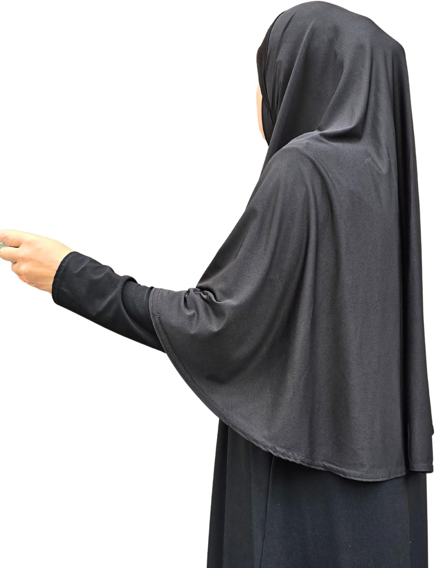 XL one piece al Amira instant Hijab with chin cover ideal for Home/Office/Mosque/Madrassa/Umrah/Hajj/Ramadan/Eid/Gift