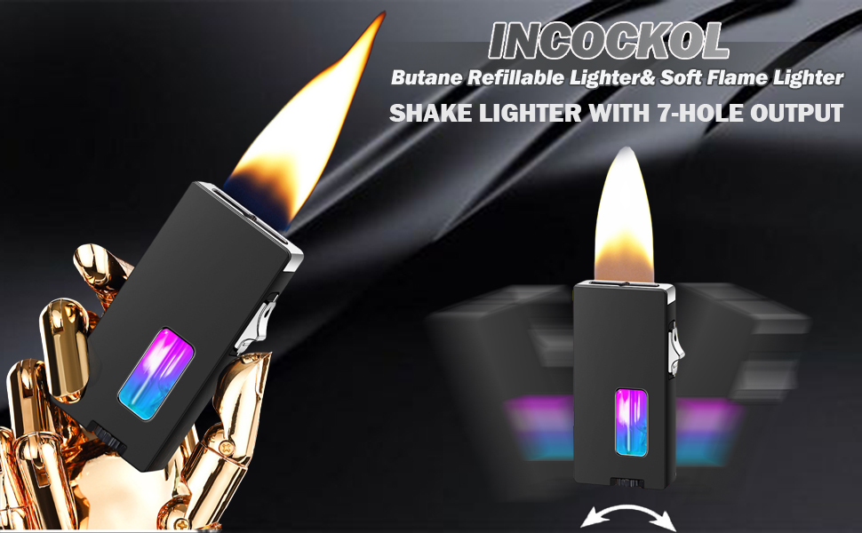 ビーンズライター Amazon.com: Cool Lighter, Butane Refillable Lighter, Vintage Shake