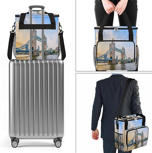 Miniatura 7 de London Bridge - Bolsa de transporte para cafetera Keurig K-Mini o K-Mini Plus K-Cup Pods, almacenamiento portátil, bolsa de viaje