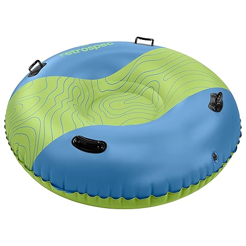 Snowslide 42” and XL Inflatable Snow Tube for Kids, Youth,