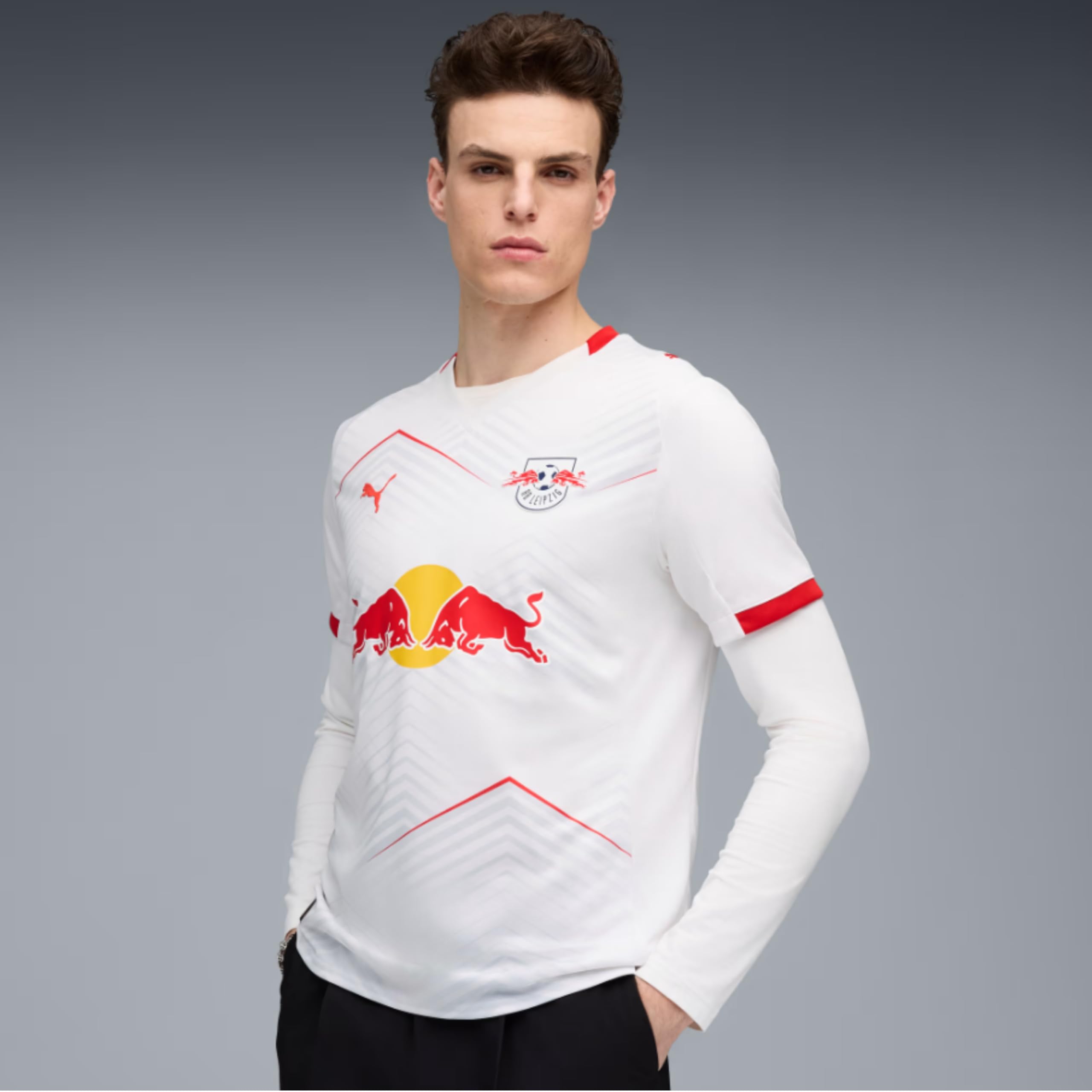 PUMA Original RB Leipzig Trikot Herren [Home 25/26] Offizielles RB Leipzig Trikot [Spieler oder Personalisiert] Fussball Sportbekleidung Sport Tshirts Herren Fußball Shirt Männer