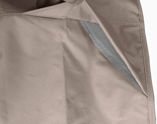 Miniatura 4 de Cubierta de sombrilla de patio para sombrilla de 9 a 13 pies, resistente al agua, curvada voladiza y poste recto, cubierta de sombrilla para