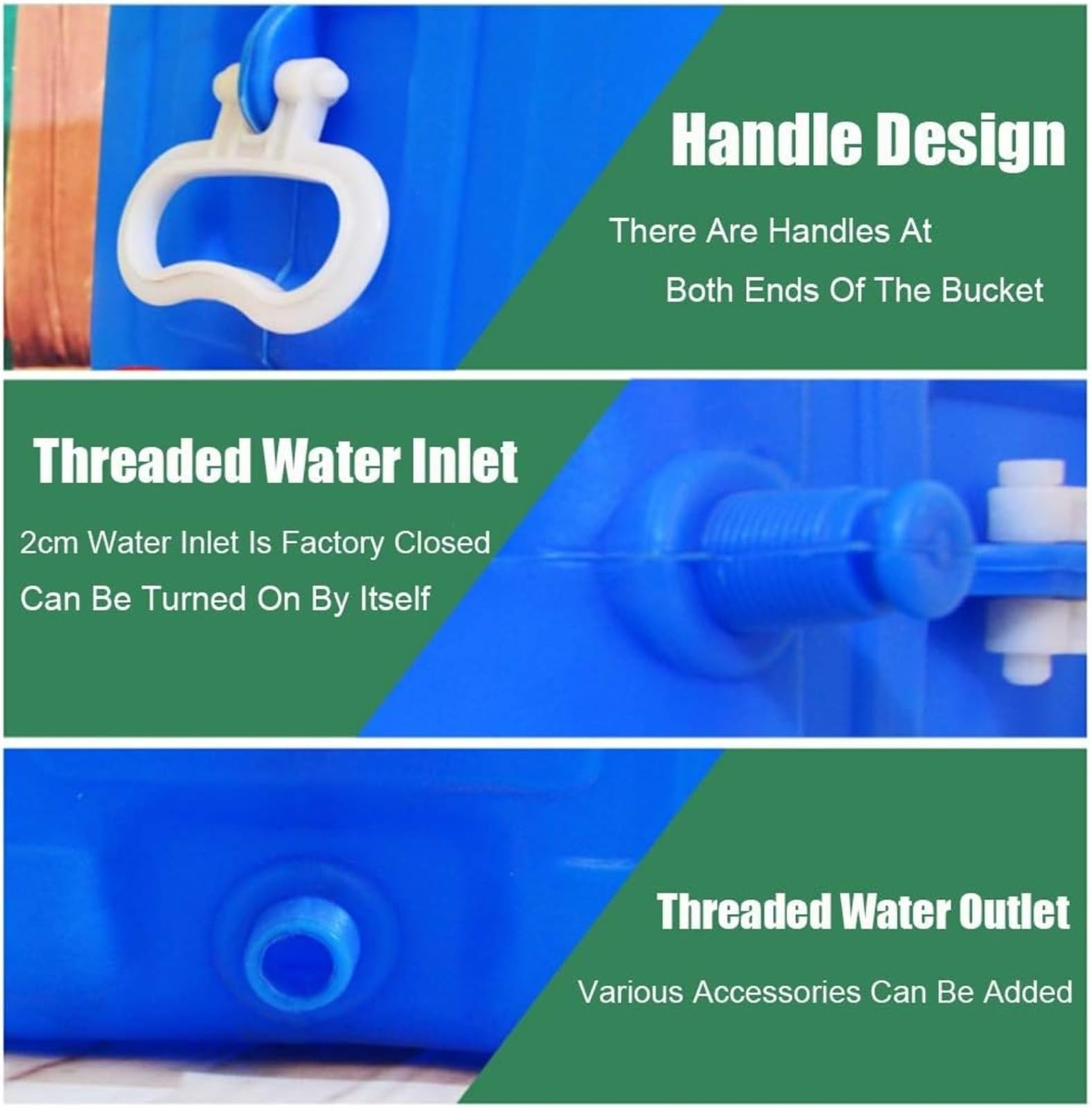 Serbatoio dell'Acqua Blu Grande capacità 100 Litri,Brocca Trasporto dell'Acqua Campeggio Acqua Fredda Serbatoio dell'Acqua Multifunzionale Campeggio Ed Escursionismo Contenitore