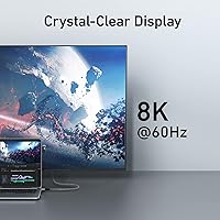 Vista 3 de Cable USB 4: compatible con pantalla HD de 8K, transferencia de datos rápida de 40 Gbps y potente cable USB C a tipo C de carga de 240 W