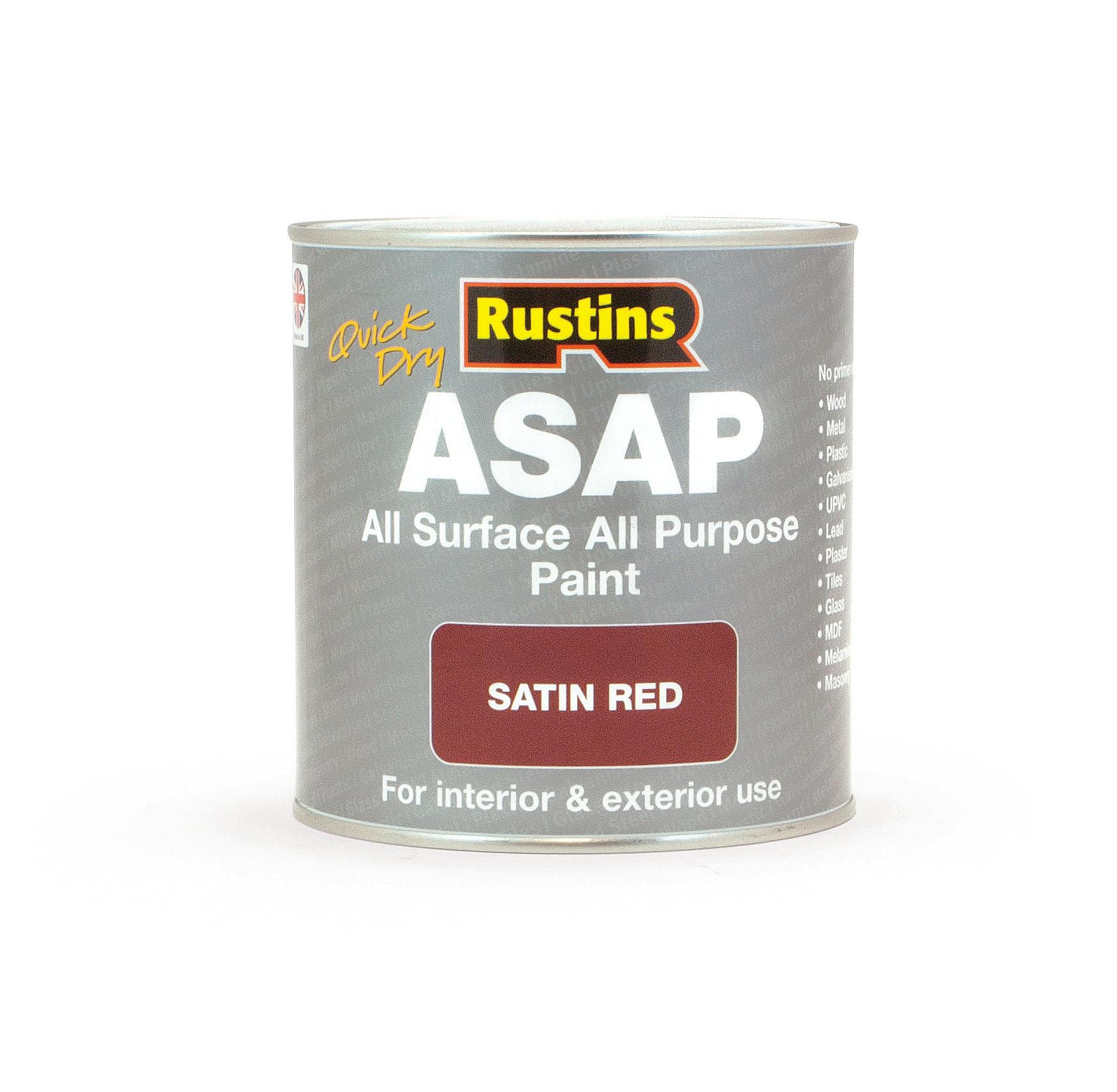 RUSTINS ASAP Paint Red, 1 L (Pack of 1)