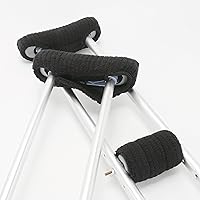 Vista 7 de Almohadillas para muletas – Acolchado para muleta de brazo – Funda de almohada universal acolchada para axilas con mango de antebrazo