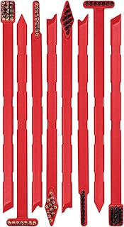 Cleaning Tool Kit: Detailing Brush Set & Pick Set: 16-Piece Detailing Supplies Kit with Soft Bristle Nylon & Stiff Bristle Bronze Scrub Brushes & Carbon Removal Tools