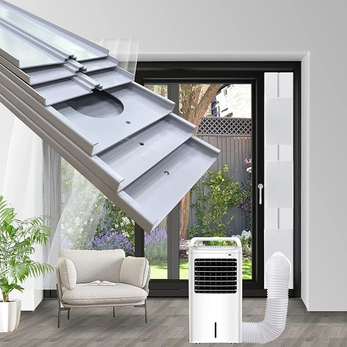 NWESTUN Portable Air Conditioner Sliding Door Vent Kit