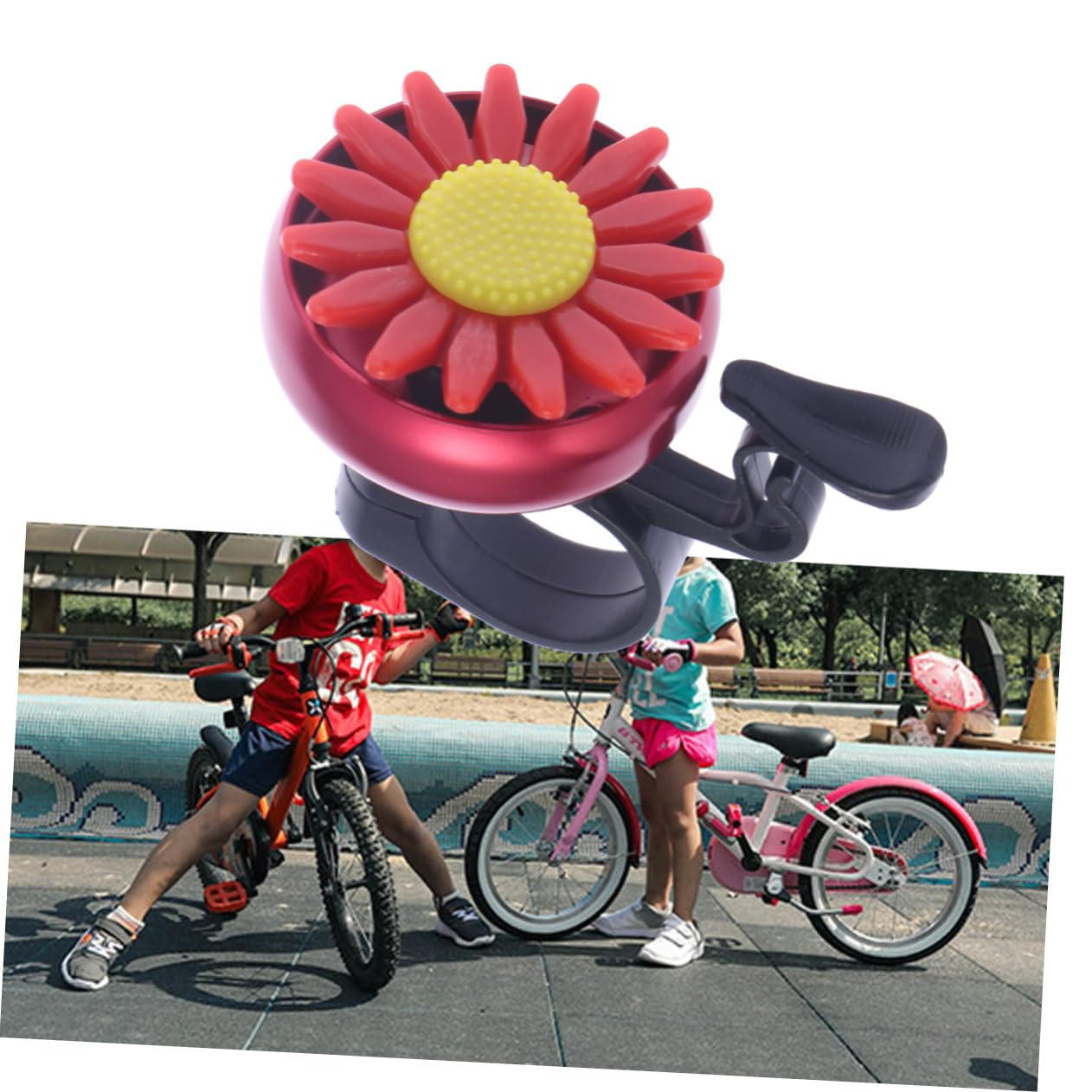 Sonnette De Vélo ZARADU Pour Enfant – Design Hibou Noir, Son Clair, Fixation Double Vis, Acier Allié, Compatible Guidon 21-23 Mm