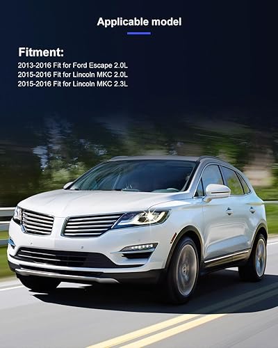 Miniatura 6 de ECCPP Compresor de AC con embrague 2013-2016 apto para Ford Escape 2.0L 2015-2016 apto para compresor de CA Lincoln MKC 2.0L 2.3L