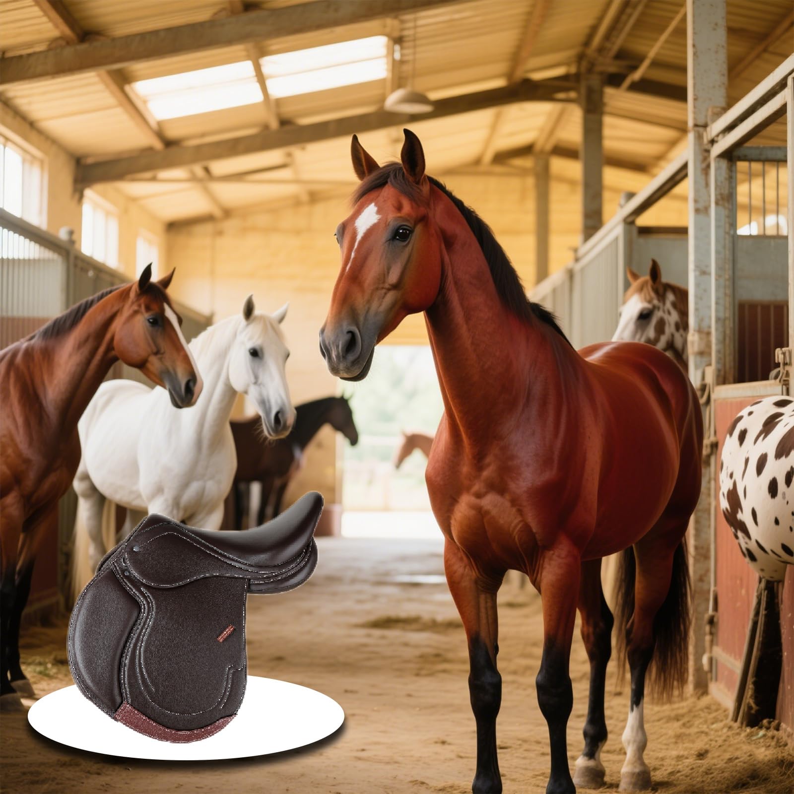 Silla De Montar De Cuero, Silla De Montar Americana, Caballo De Doma, Silla De Montar Occidental, Truco De EquitacióN, Silla De Montar De Carreras, Silla De Caballo De Piel De Vaca, Para Todo Tipo