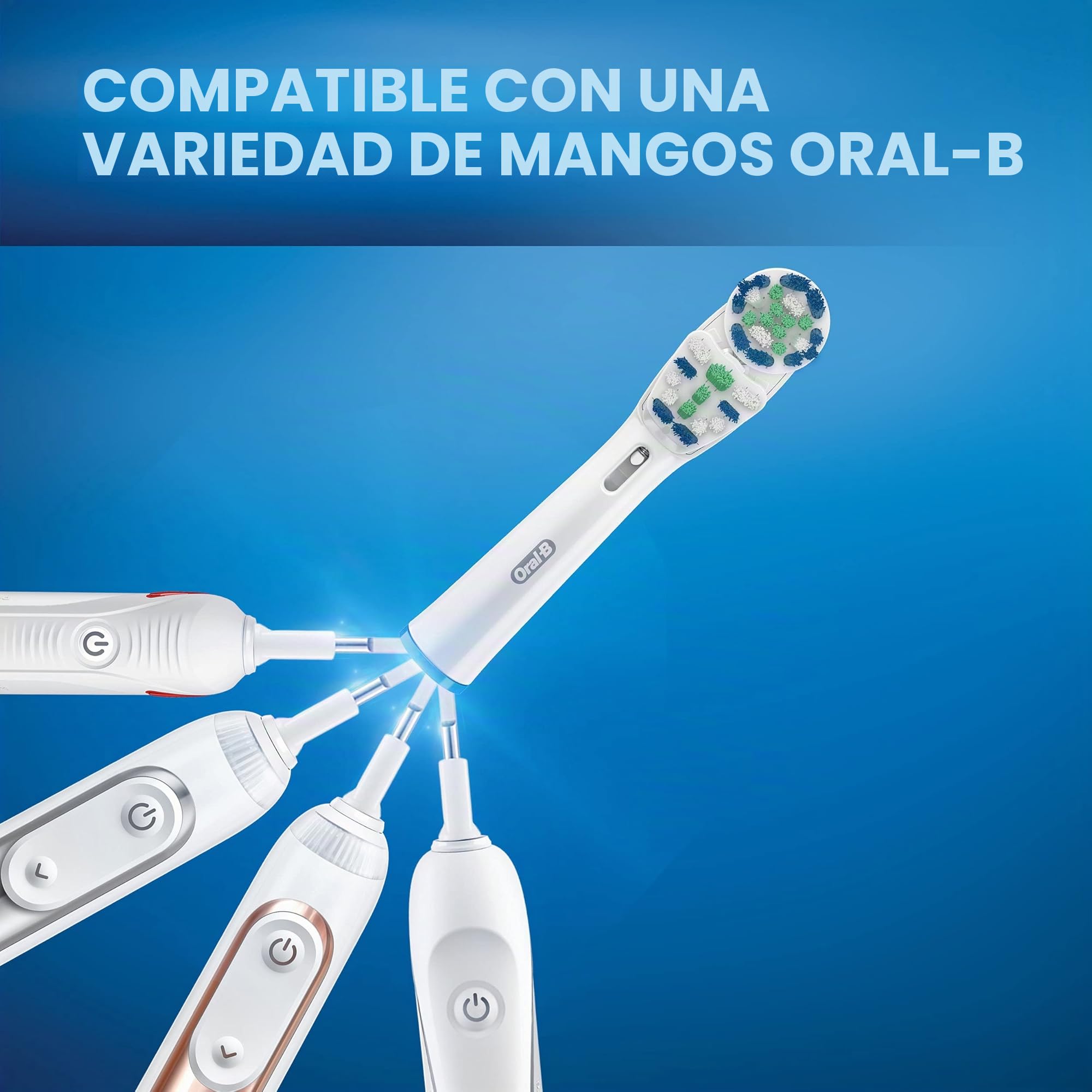 Oral-B Doppio Clean Spazzolino elettrico sostituzione teste della spazzola Refill, 3 Count