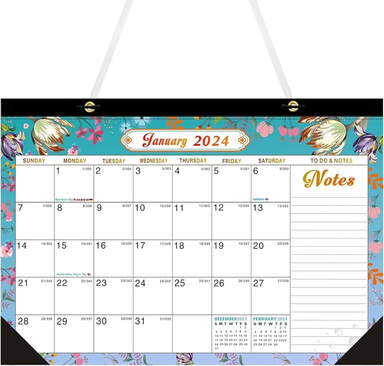 Wall Calendar Desktop Calendar Wall Calendar 2024,JANUARY 2024