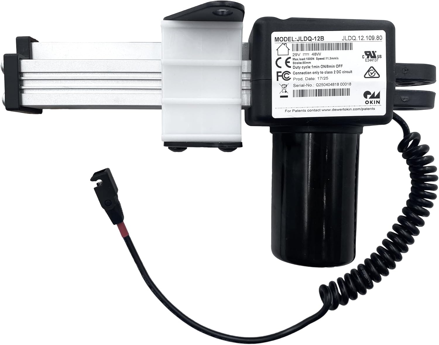 Motor Model JLDQ-12B JLDQ.12.109.80 Linear Actuator Replacement for Electric Sofa Lift Chair Power Recliner