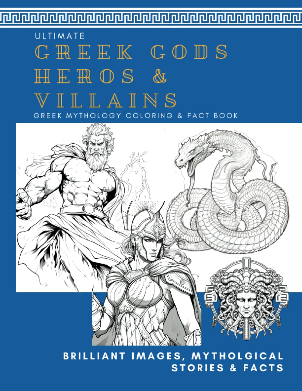 Buy GREEK GODS, HEROS & VILLAINS - Coloring Fact & Mythological Story
