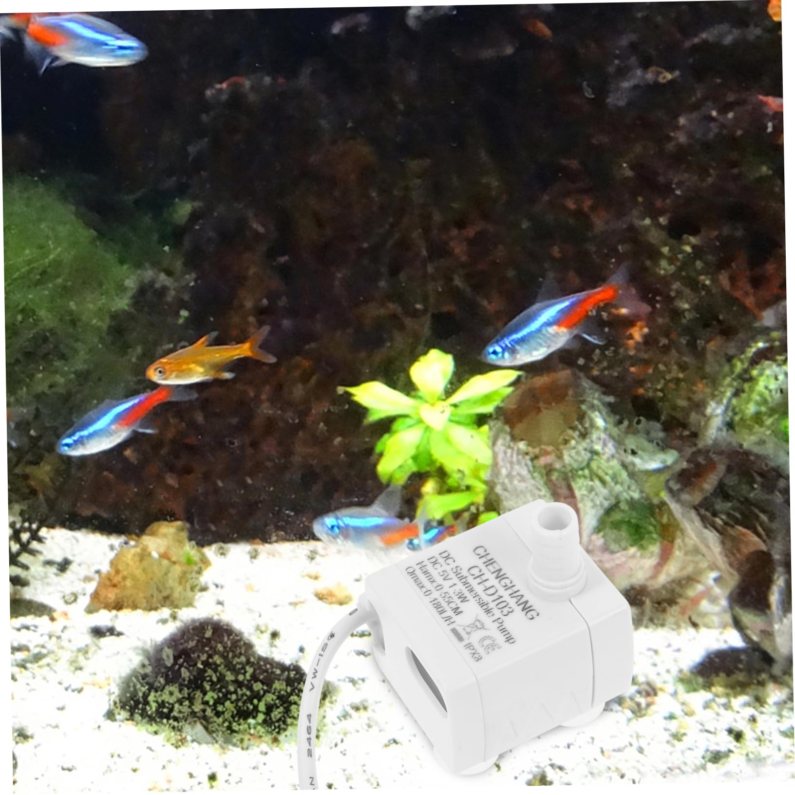 HOLIDYOYO Submersible Mini Water Pump USB Powered Compact and Quiet Fountain Pump for Aquariums Hydroponics and Energy Efficient Design Easy to Use and Transport