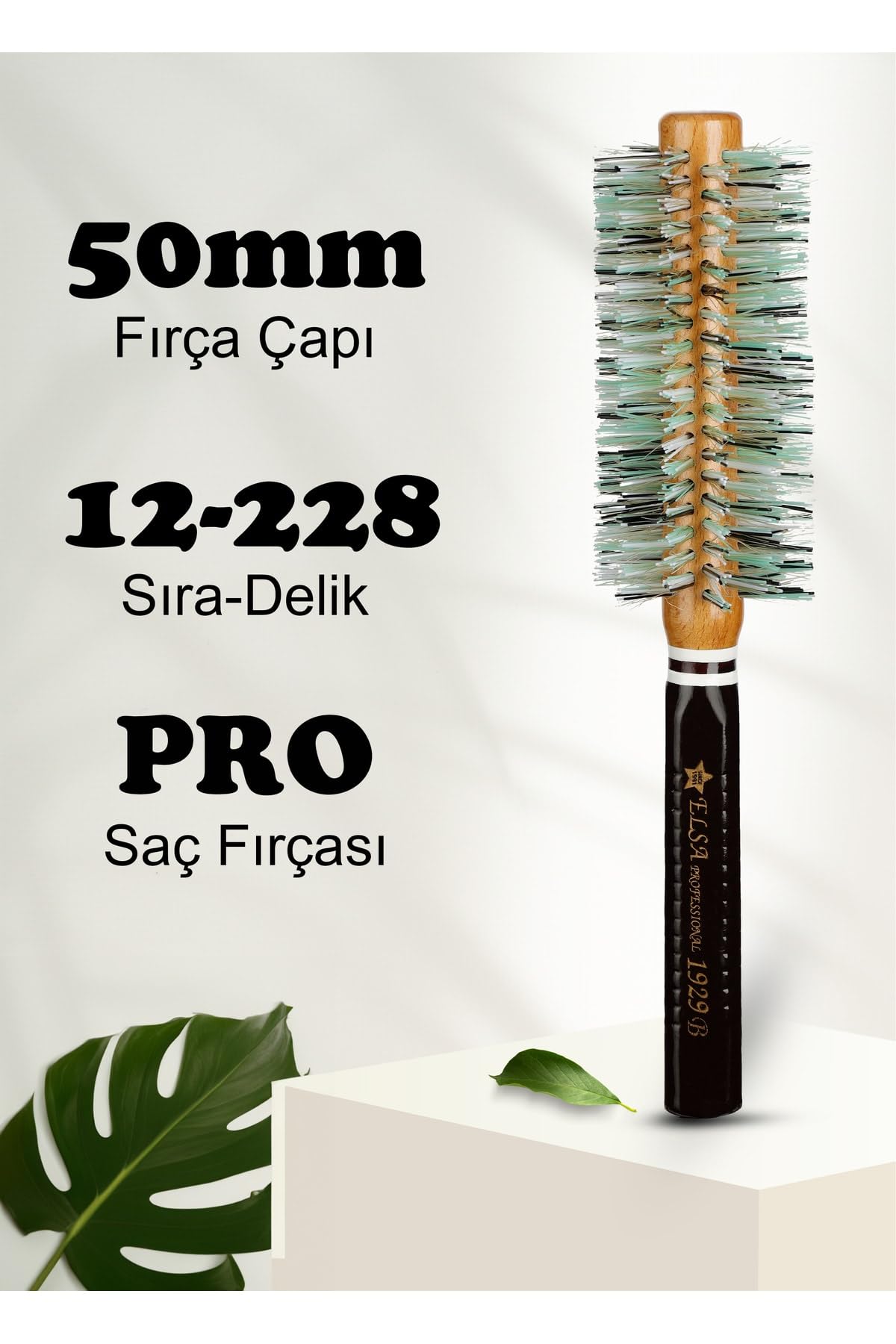 Elsa Professional 1929B Natürel Saç Fırçası