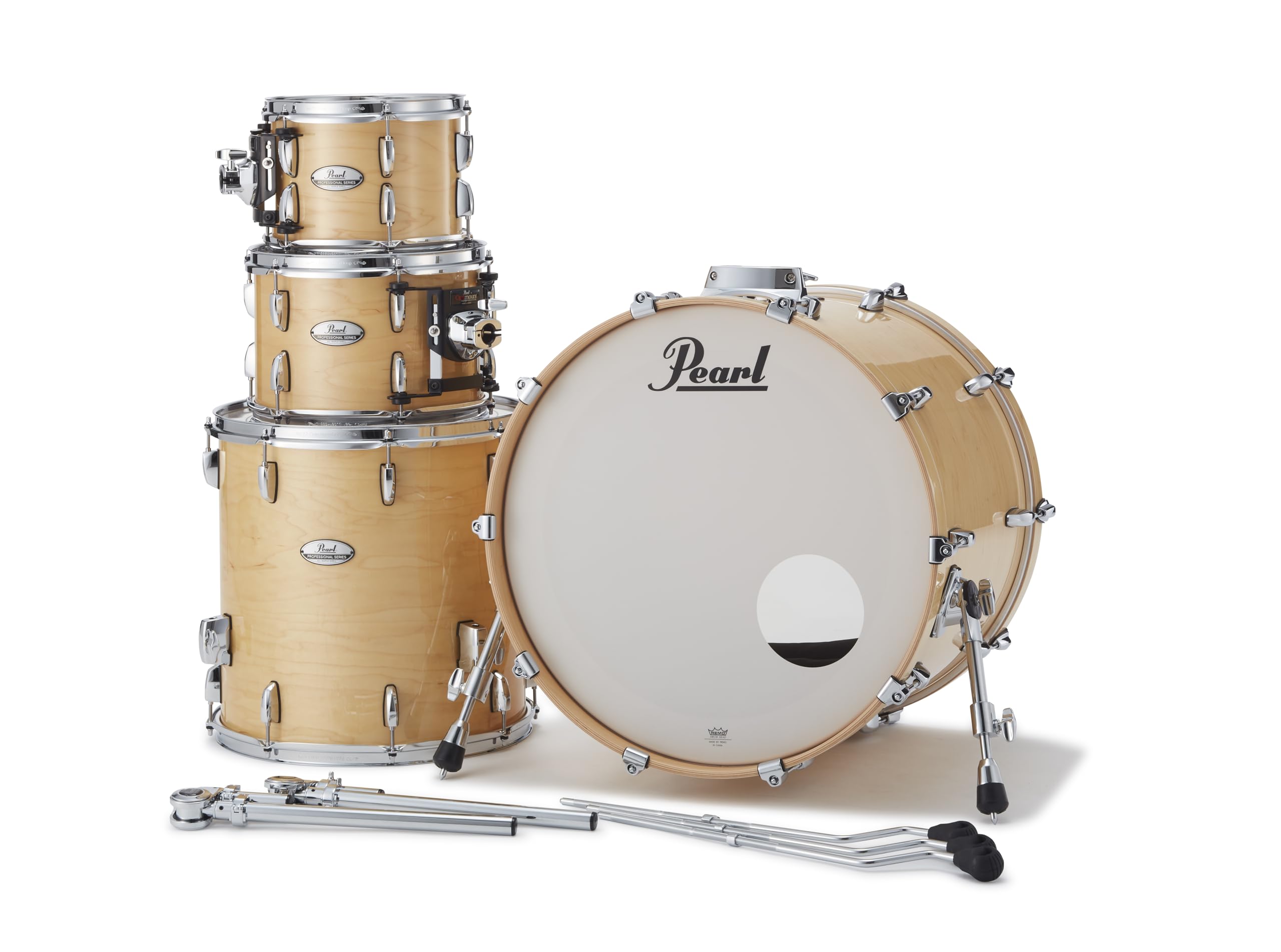 Amazon.co.jp: Pearl パール Professional Series Maple 4点シェル 