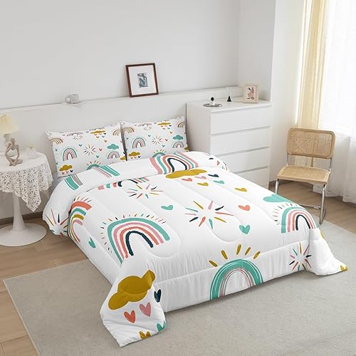 Miniatura 9 de jejeloiu Juego de ropa de cama de camuflaje de tamaño matrimonial, juego de edredón de camuflaje para niños y niñas, moderno arte abstracto, juego