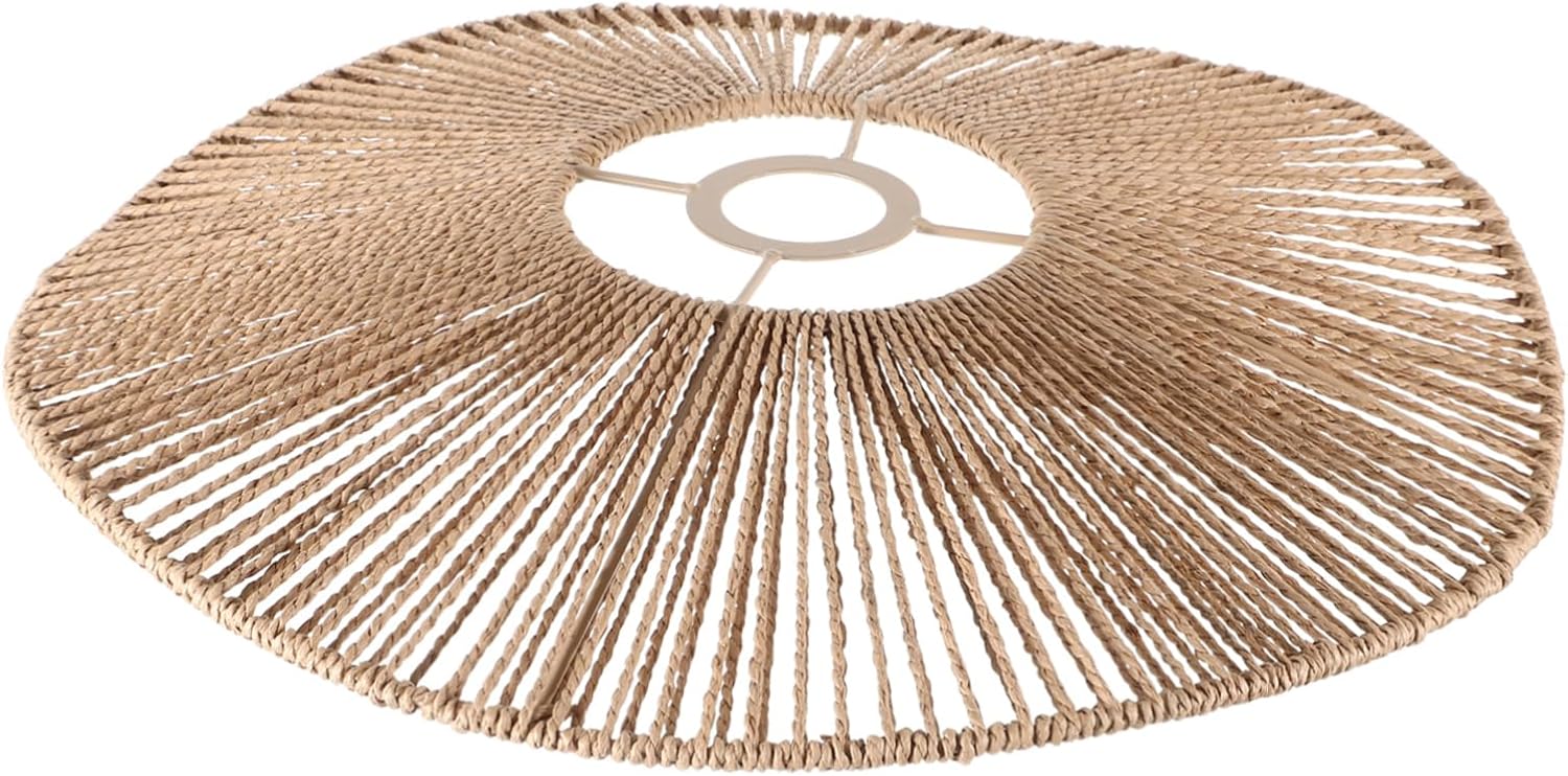 BESPORTBLE Retro Style Ceiling Lampshade Living Room Decorative Woven Light Cover Home Ceiling Light Cover