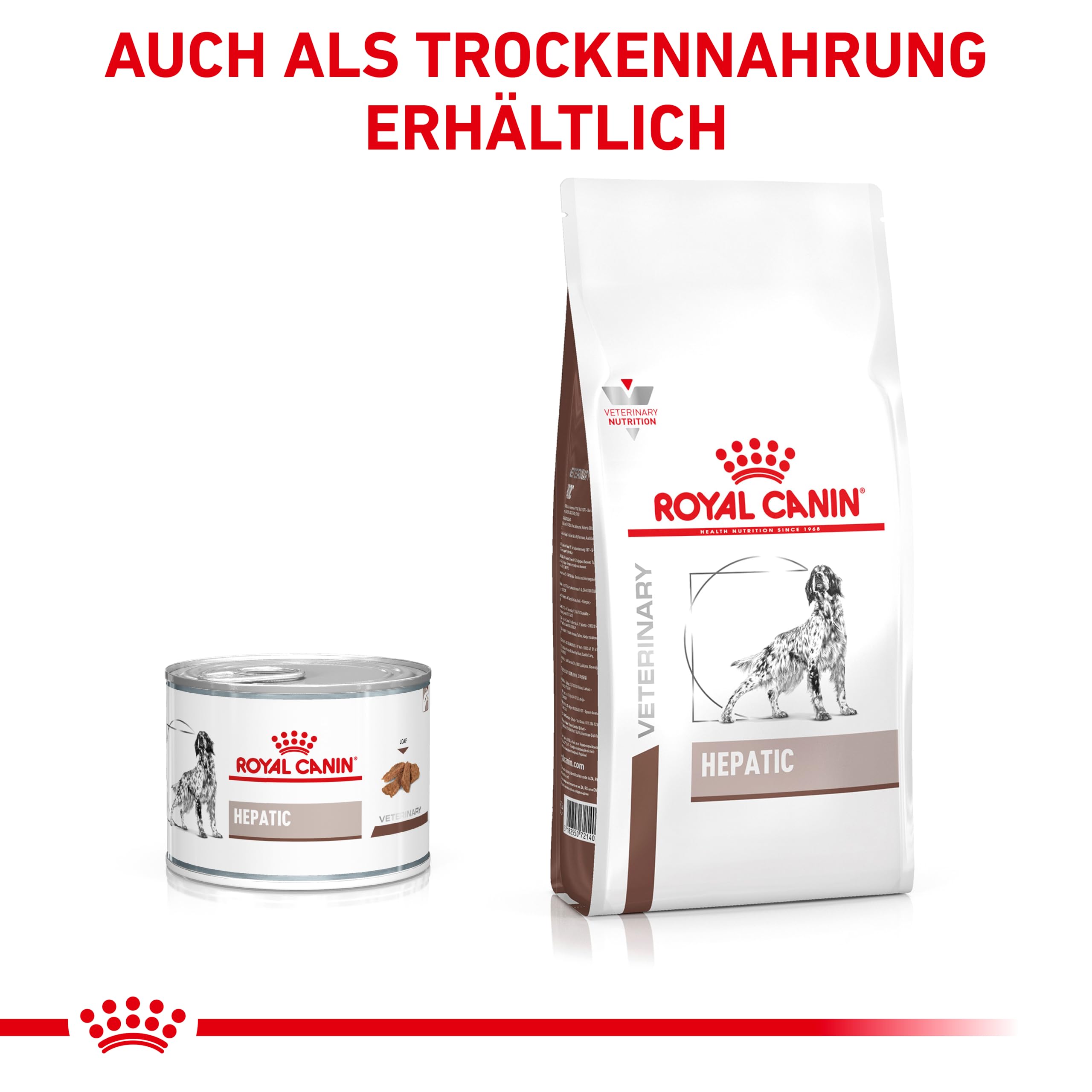 Royal Canin Veterinary Hepatic Mousse | 12 x 200 g | Alimento completo para perros adultos | Puede ayudar a mantener la función hepática en caso de insuficiencia hepática