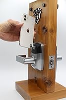 Vista 3 de RFID Commercial Lever Door Lock, Access Control System App, Includes 2 NFC keycards (Right-Hand)