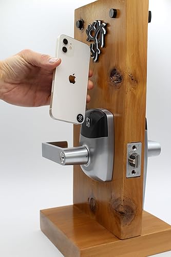 Miniatura 3 de Cerradura de puerta de palanca comercial RFID, aplicación del sistema de control de acceso, incluye 2 tarjetas NFC