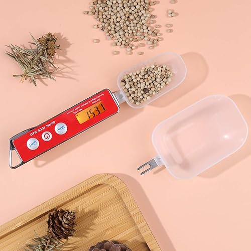 Miniatura 9 de Báscula de cuchara, escala digital de cuchara medidora electrónica, báscula de cuchara de cocina para el hogar, báscula de alimentos con función de