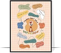 Vista 14 de LOLUIS Mental Health Poster, Boho Therapy Tools Educational Supplies Art Print Classroom School Office Decor (Boundaries, Unframed 8"x10")