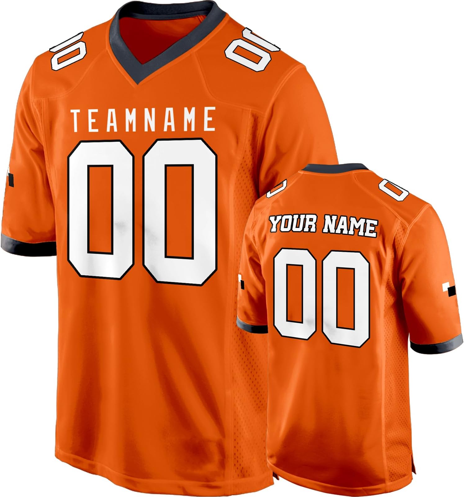 - Custom Football Jersey Personalized for Men Women Youth,Stitched Embroidery or Printed Name Number,Breathable Sports Shirt