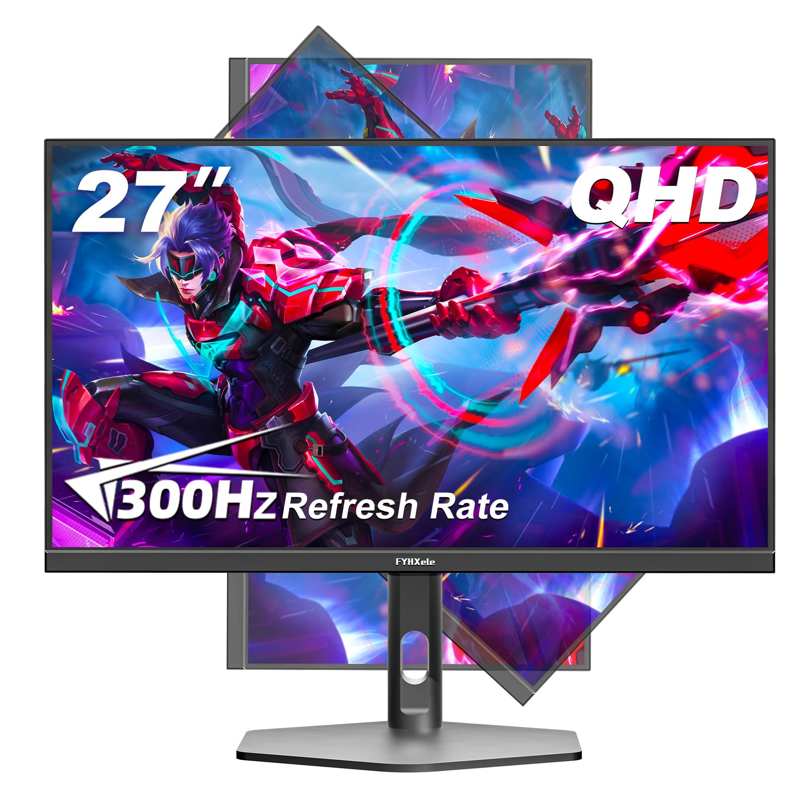 Amazon.com: 27 inch Gaming Monitor 300Hz, QHD 1440P, 0.8ms