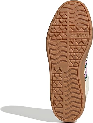 adidas Femme VL Court Bold Shoes, Off White/Collegiate Green/Bliss Lilac, 38 EU - 7