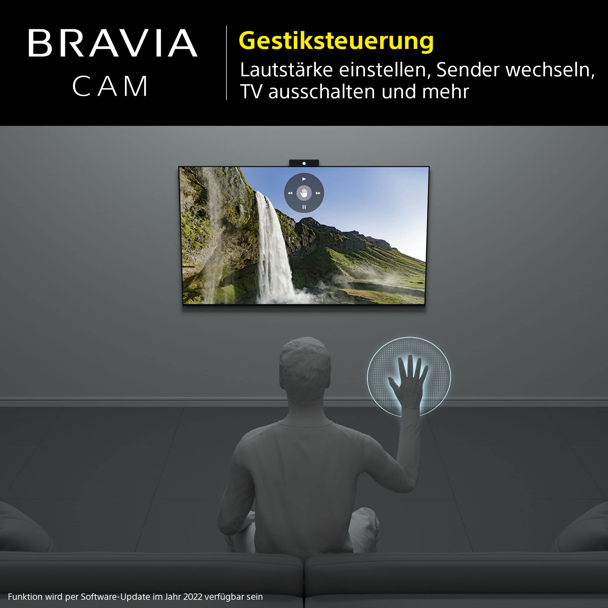 Sony BRAVIA CAM CMU-BC1 - TV-Zubehör für 2022 BRAVIA XR und X1 Web Cam USB-Anschluss schwarz