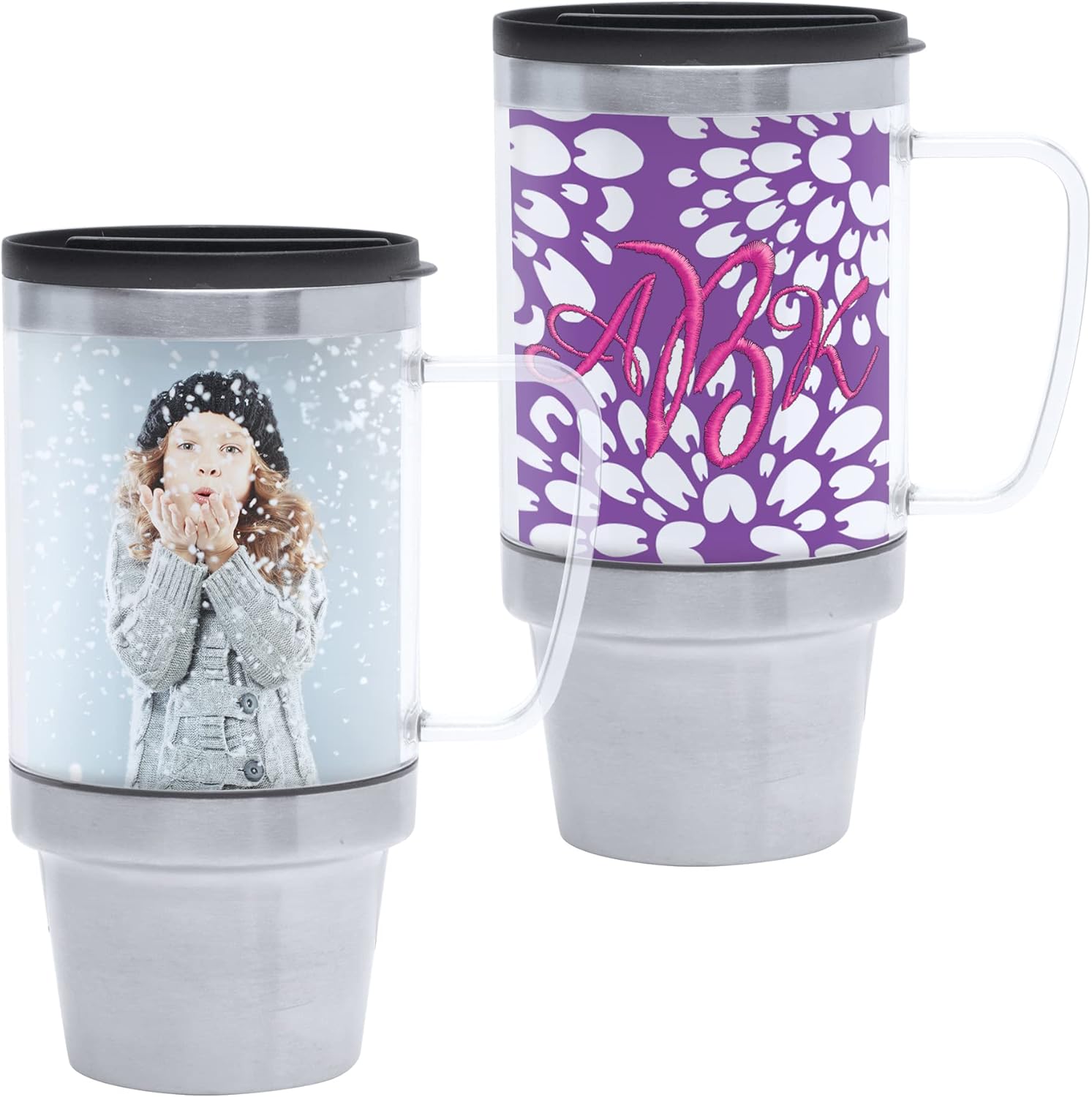 Thermo-Temp 16 oz. Stainless Steel Photo Travel Mug - Image 3