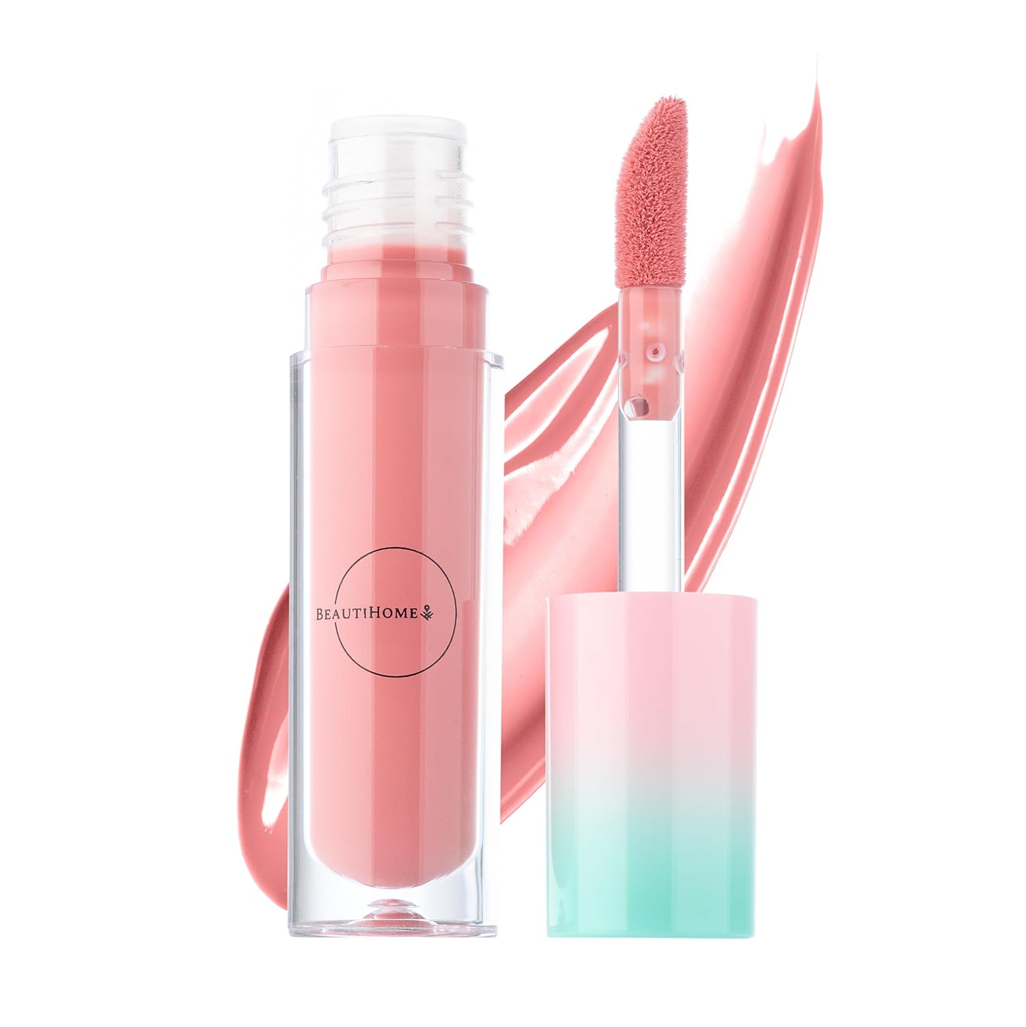 Vegan Lip Gloss Tinted Lip Gloss with Shea Butter High Shine Pigmented Lip color Non Sticky Lightweight Moisturizing Formula Brave GN6