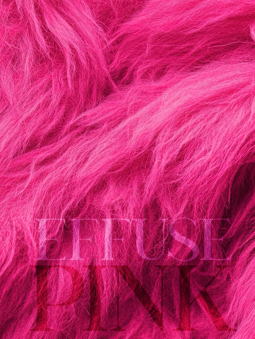 Effuse Pink Decorative Book: Pretty Colorful Blank Coffee Table Piece To Display In Your Eclectic Home
