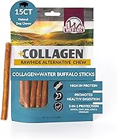 Vista 10 de Wild Eats Palitos de Colágeno de Pato Real Retriever para Perros, (15 Unidades) - Golosina Masticable para Perros de Larga Duración, Sin Cuero