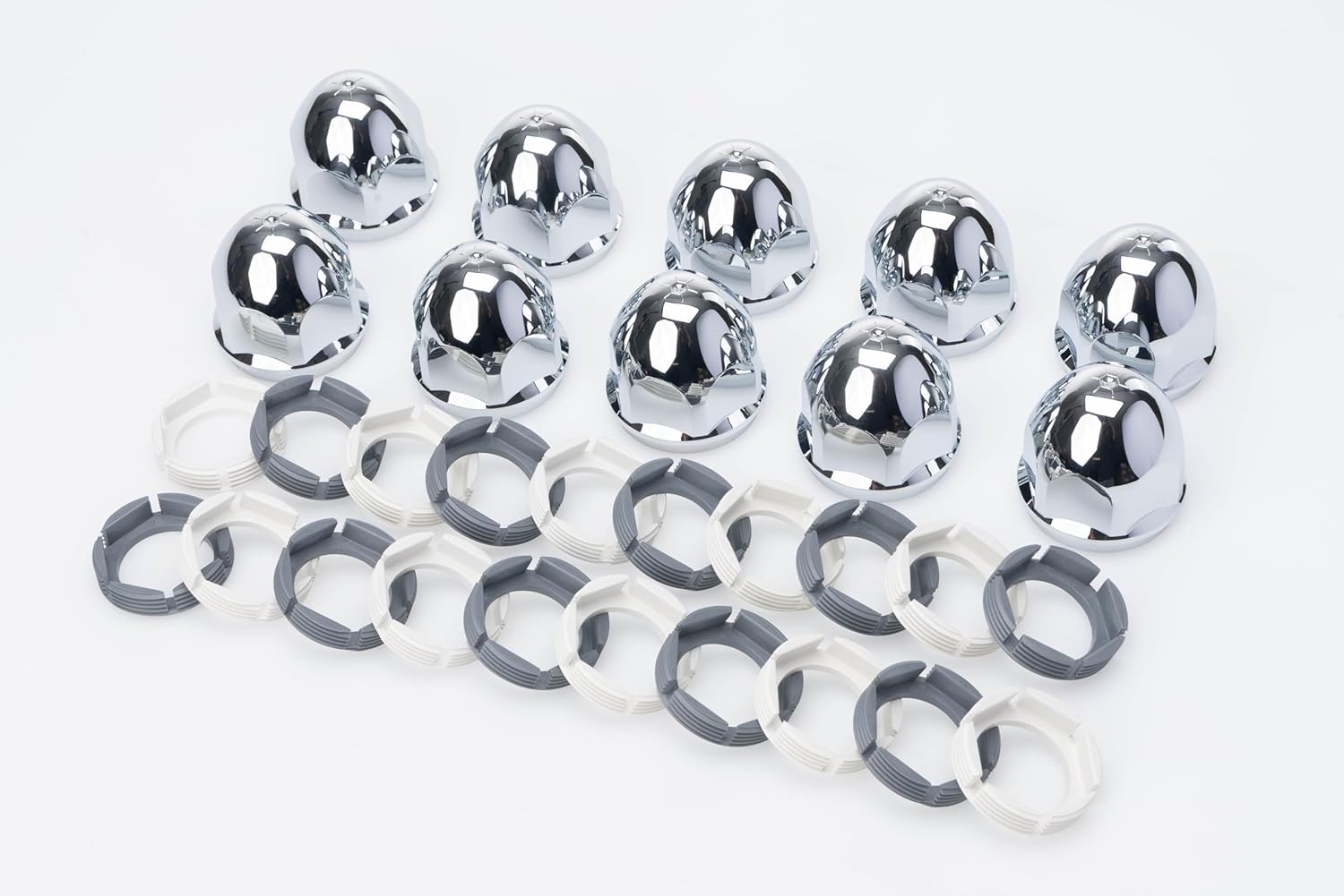 001551 Hug‑A‑Lug® Lug Nut Cover, 1.5″ Hex Ball‑Seat Stud‑Pilot – Bulk 10‑Pack | Compatible with Alcoa Dura‑Bright™ Wheels, 1.5″ Studs