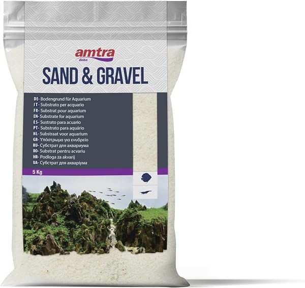 Amtra Sable Blanc Fin pour Aquariophilie 0.1-0.3 mm, 5 kg - 3