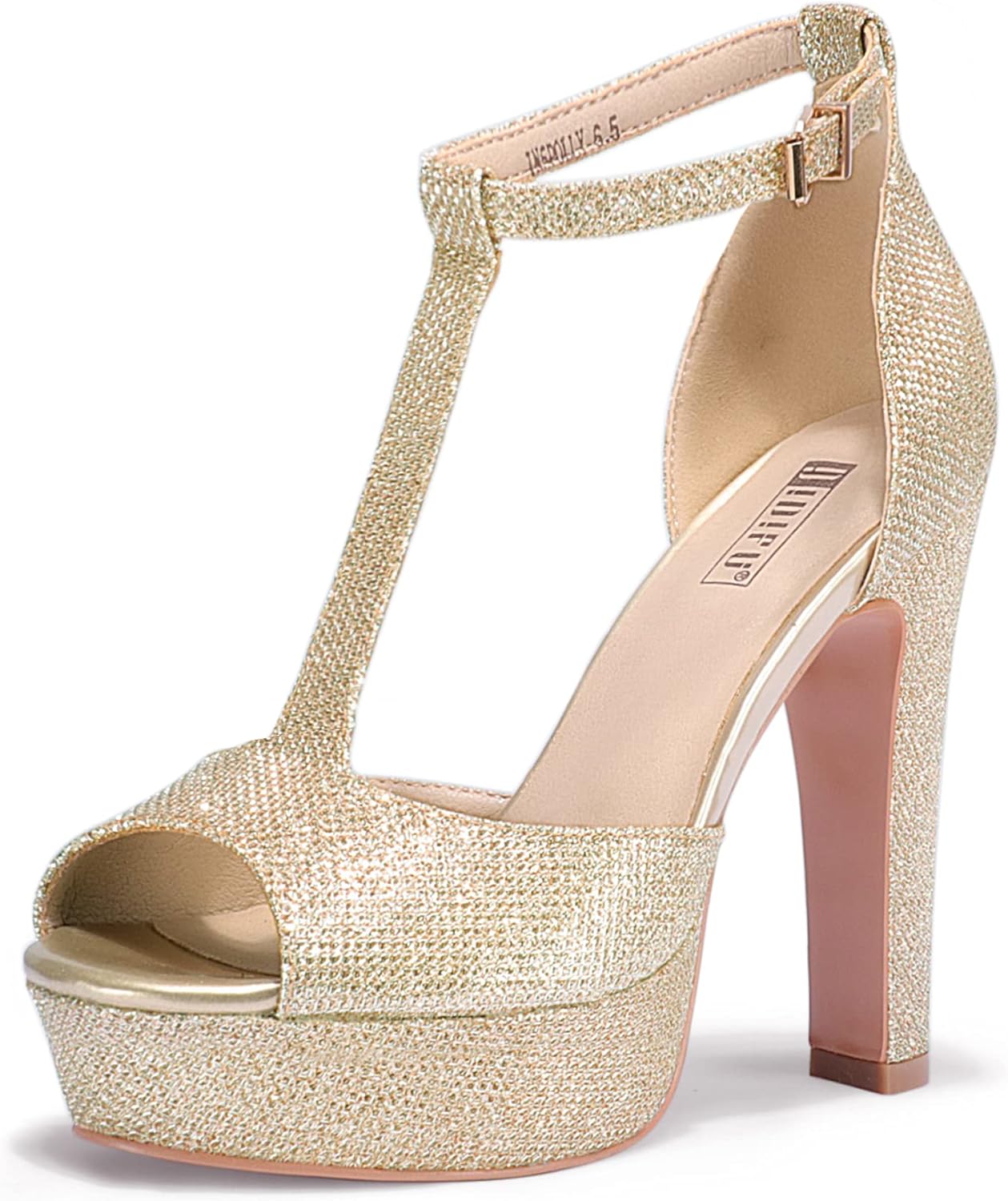 IDIFU Women's Polly Platform - Chunky High Heels