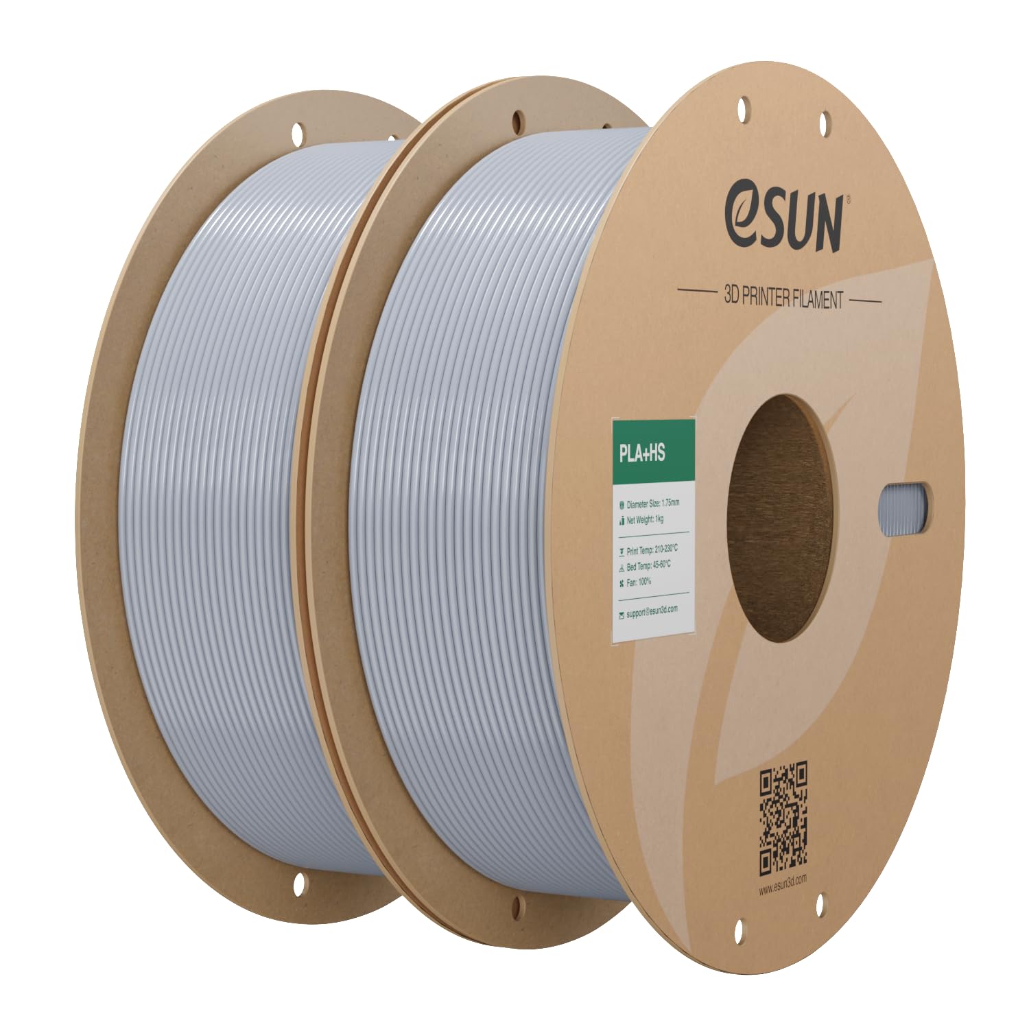 filamento 3d plaplus high speed silvery 1kg spool