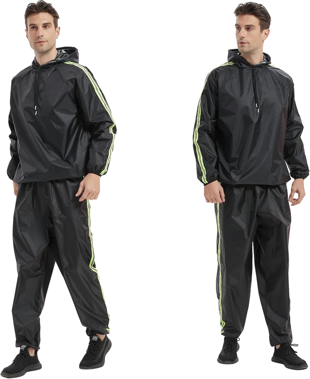 GOLD XIONG PADISHAH Sauna Suit for Women Men | Sweat Sauna Jacket Sauna Top Sauna Sweat Suit Sauna Pants Fitness Exercise Sweat Suit(Sauna Jacket A Only,XXX-Large) : Sports & Outdoors