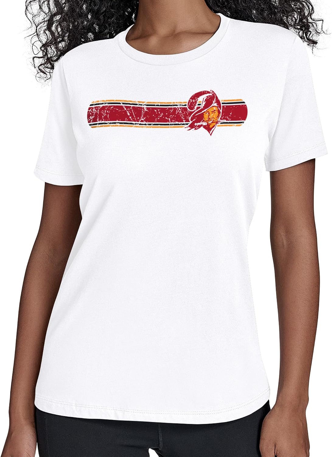 WOMENS SEATTLE SEAHAWKS STRIPE T SHIRT