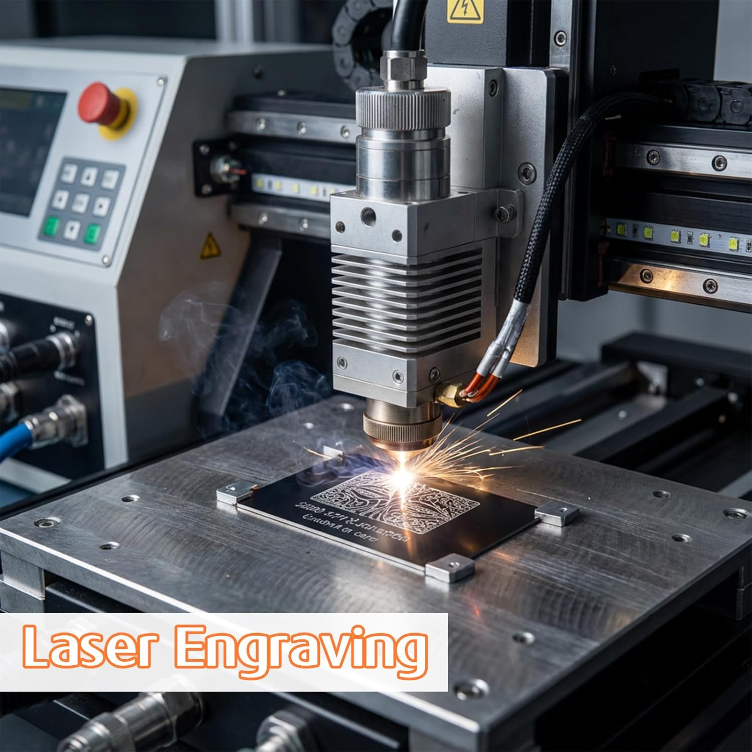 350 Pcs Metal Business Card Blanks, Black Aluminium Blanks Name Card Laser Engraving Blank 0.01 Inch Thickness Multipurpose Personalized Custom Business Cards Blank