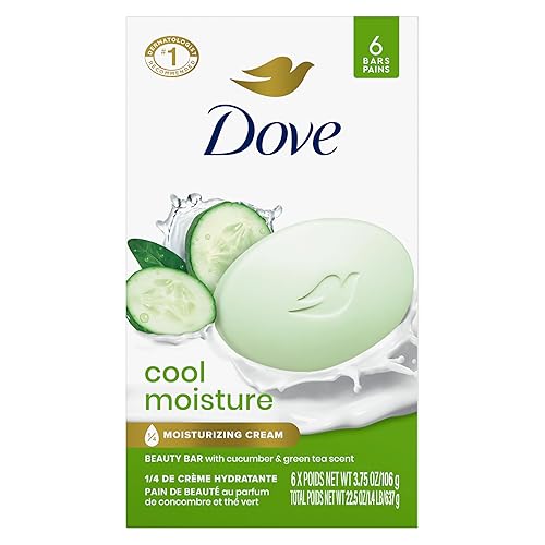 Dove Beauty Bar Soap Cool Moisture Cucumber & Green Tea