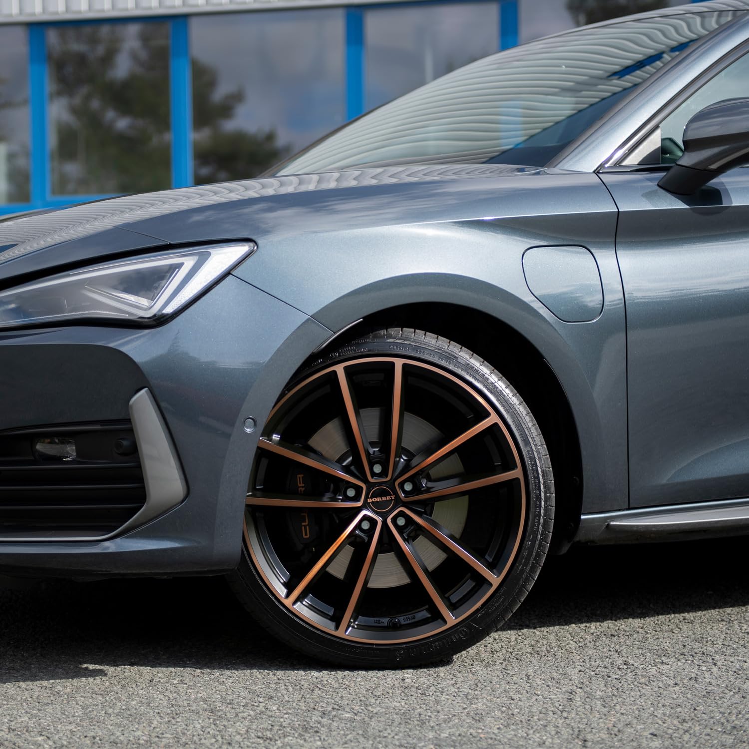 4x Llantas Borbet W 8x19 ET48 5x112 black copper polished matt compatible con Seat Alhambra Altea Born Cupra Leon ST Cupra Leon Leon