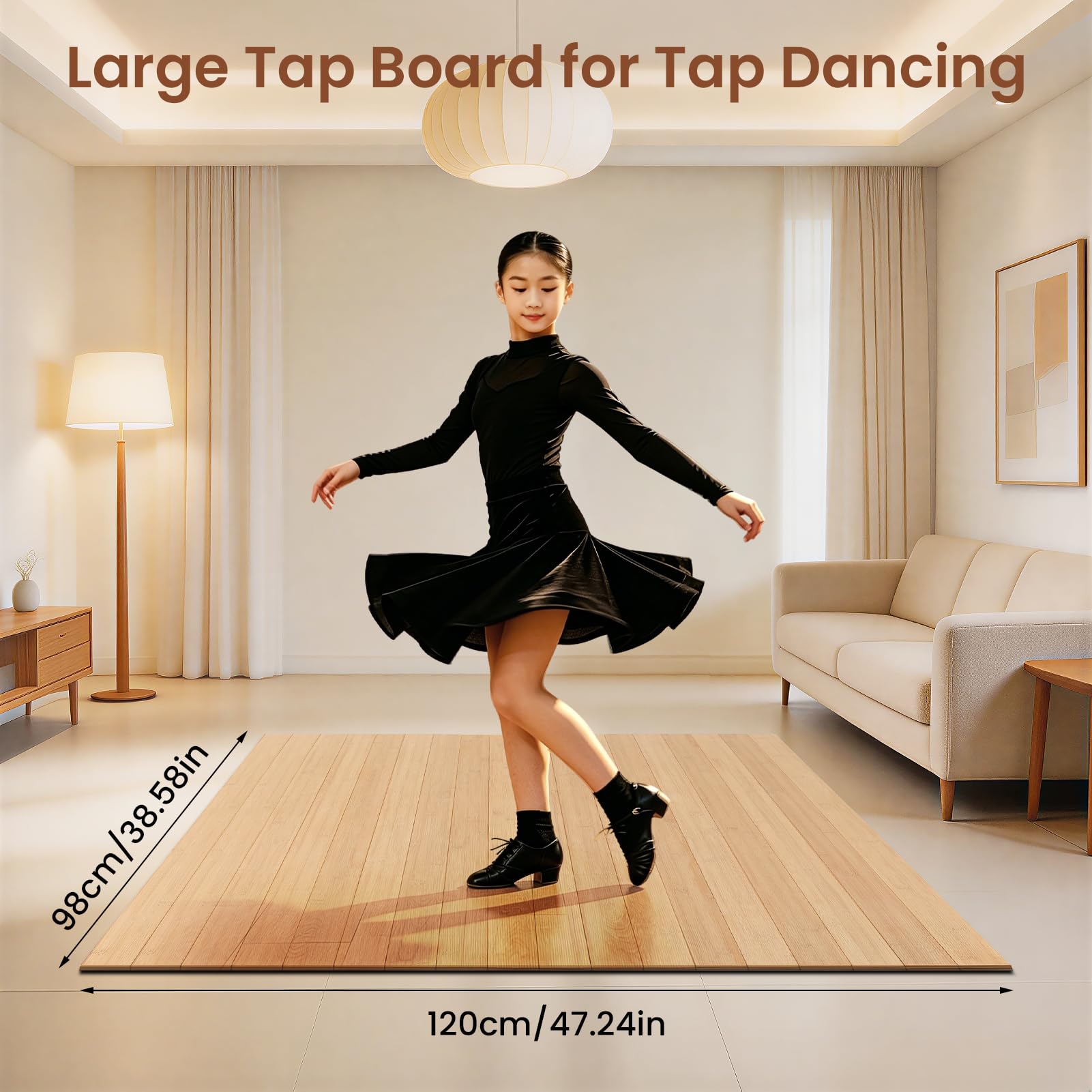 Amazon.com : XHIKOWAT Bamboo Tap Board for Tap Dancing - Portable