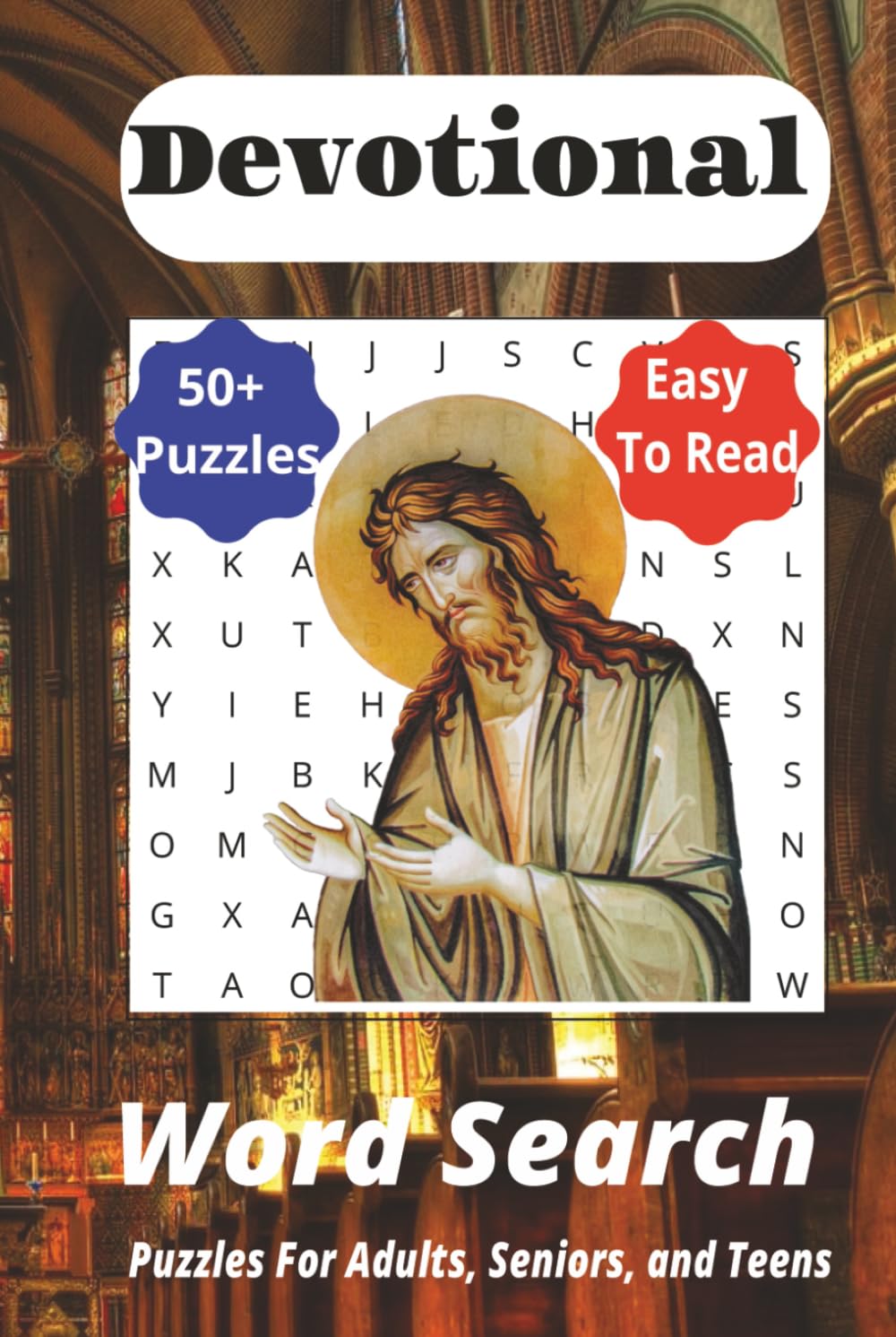 Devotional Word Search Puzzle Book: Word Searches with Easy-to-Read Print about Devotion, Faith, Bible, Church, and More | 6x9 inches, 110 pages | 50+ ... for Celebrations, Christmas, and Holidays.