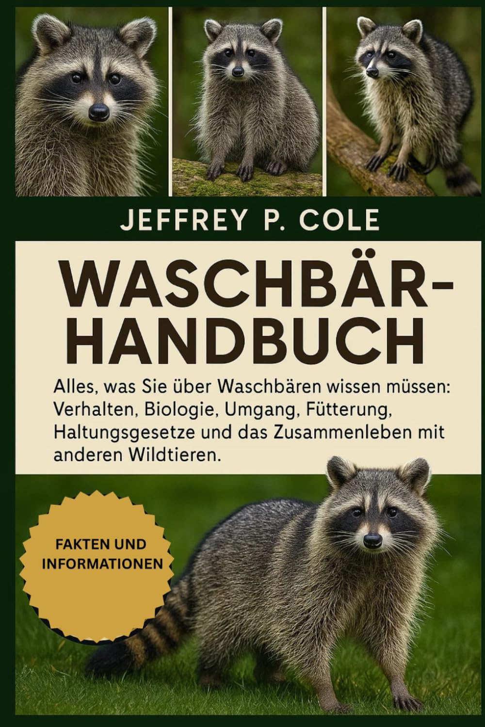 Waschbärhandbuch: Verhalten Biologie Fütterung…